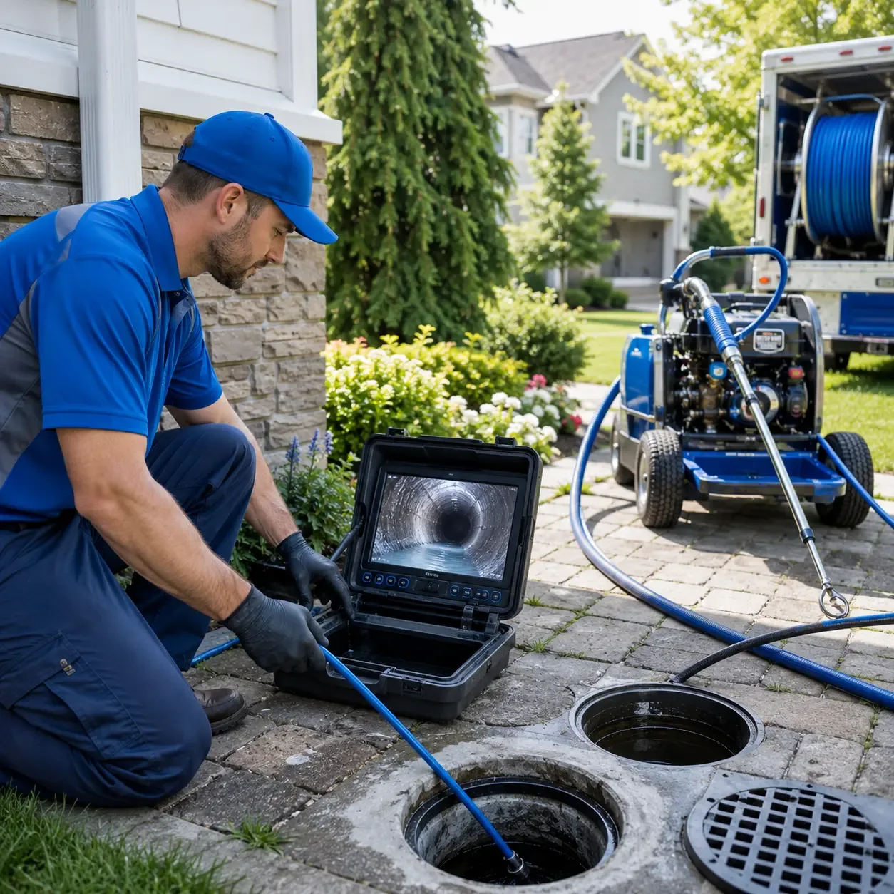 Outdoor drain cleaning professionals serving Chester, IA