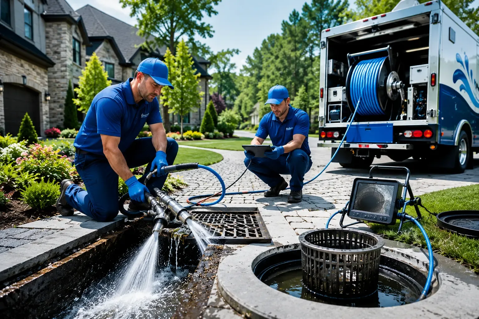 Local outdoor drain cleaning professionals in Chester, IA